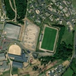 Vue satellite de Camping municipal de Choumouroux à Yssingeaux