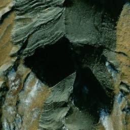 Vue satellite de Cabane de l'Arc (ou du ruisseau de Pré des Bruns) à Saint-Jean-d'Arves