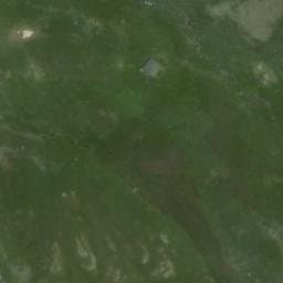 Vue satellite de Refuge Hiver de Terre Rouge à Valmeinier