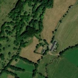 Vue satellite de Gîte La Boudio (Cantal) à Lavigerie