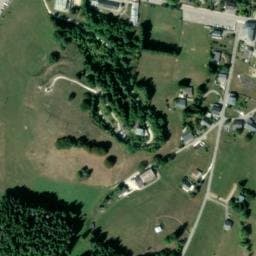 Vue satellite de Aire de stationnement camping cars Méaudre à Rencurel