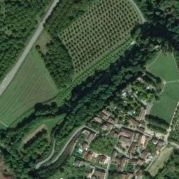 Vue satellite de Camping du Château à Saint-Romans