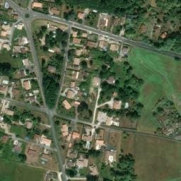 Vue satellite de Aire des Lagune à Cavignac