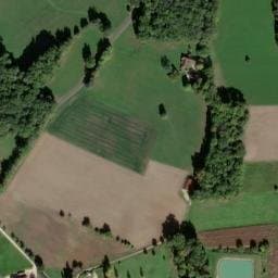 Vue satellite de Camping à la ferme Milhac-Oie en Périgord à Saint-Crépin-d'Auberoche