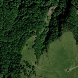 Vue satellite de Buron d'Eylac (Cantal) à Lavigerie
