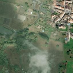 Vue satellite de Aire de stationnement de Laruscade à Laruscade
