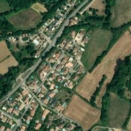 Vue satellite de Camping Chante-Merle à Bren