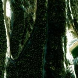 Vue satellite de Source de XX à Lans-en-Vercors