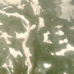 Vue satellite de Torrent sous le col de Méandre à Valmeinier