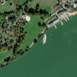 Vue satellite de Aire d'accueil de camping-cars du lac du Causse à La Feuillade