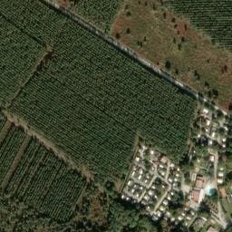 Vue satellite de Camping Les Pins à Brach