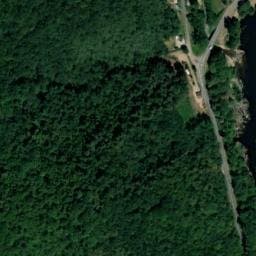 Vue satellite de Camping municipal Le Longour à Monceaux-sur-Dordogne