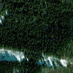 Vue satellite de Baraque Pagnot à Séchilienne