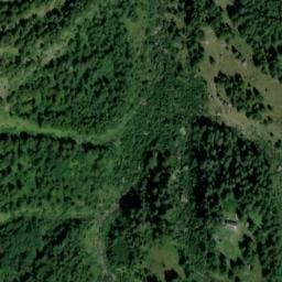 Vue satellite de Refuge Toesca à Bessans