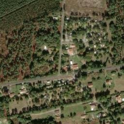 Vue satellite de Camping les Arbousiers à Brach