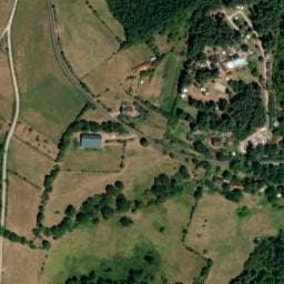 Vue satellite de Domaine du Coq Rouge à Collonges-la-Rouge