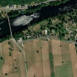 Vue satellite de Camping au Soleil d'Oc à Monceaux-sur-Dordogne