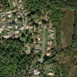 Vue satellite de Camping Paradis Carcans Lacanau à Carcans