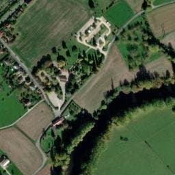 Vue satellite de Aire de camping-cars du minigolf Montignac Lascaux à Fanlac