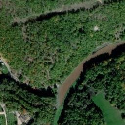 Vue satellite de Domaine Périgord Vacances à Coly-Saint-Amand