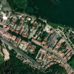 Vue satellite de Camping Le Rhône à Mauves