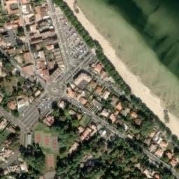 Vue satellite de Camping de Maubuisson à Carcans