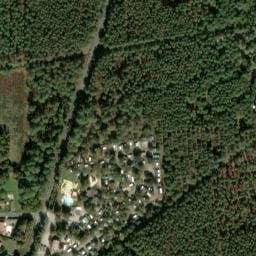 Vue satellite de Flower Camping le Médoc Bleu à Brach
