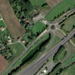 Vue satellite de Aire du Péage de Mussidan Est à Saint-Louis-en-l'Isle