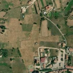 Vue satellite de Aire de camping-car à Bozas (2) à Bozas