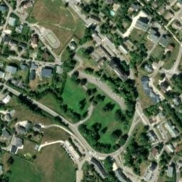 Vue satellite de Aire camping-car des Bartavelles à Corrençon-en-Vercors