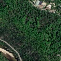 Vue satellite de Camping la Bohème à Mauves