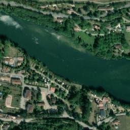 Vue satellite de Camping Côté Vercors à La Motte-Fanjas