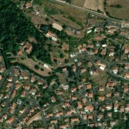 Vue satellite de Camping du Puy-en-Velay*** à Aiguilhe