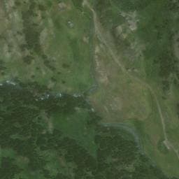 Vue satellite de Refuge de Laval à Névache