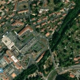 Vue satellite de Aire de Camping Car Aiguilhe à Espaly-Saint-Marcel