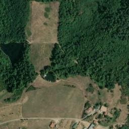 Vue satellite de Camping à la ferme Les Écuries de Longchamps à Bozas