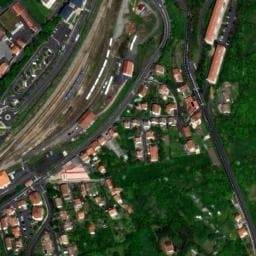 Vue satellite de Parking autocar - Pôle Intermodal à Aiguilhe