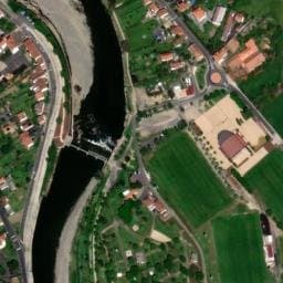 Vue satellite de Camping d'Audinet à Brives-Charensac