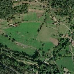 Vue satellite de Aire Camping-cars Truite d'Andaure à Lafarre