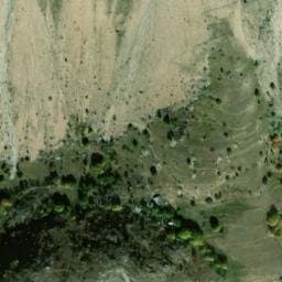 Vue satellite de Refuge des Clots à Mizoën