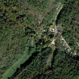 Vue satellite de Camping de la Castillonderie à Saint-Léon-sur-Vézère