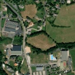 Vue satellite de La Croix Blanche à Queyrières