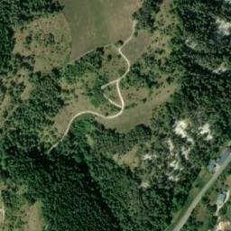 Vue satellite de Bivouac à Corrençon-en-Vercors à Corrençon-en-Vercors