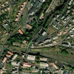Vue satellite de Aire de camping-car à Saint-Flour à Saint-Flour
