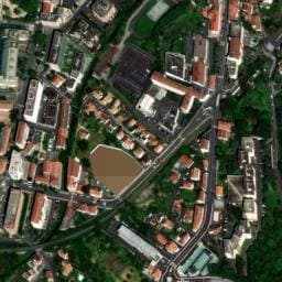 Vue satellite de Parking Henri Dunant à Le Puy-en-Velay
