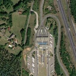 Vue satellite de Aire de camping-car à Nespouls (2) à Nespouls