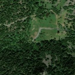 Vue satellite de Cabane du Louvet à La Morte