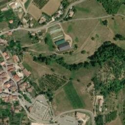 Vue satellite de Aire de camping-car à Bozas à Bozas