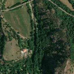 Vue satellite de Camping Ushuaïa Villages Le Viaduc à Le Crestet