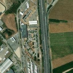 Vue satellite de Aire de camping-car à La Roche-de-Glun à La Roche-de-Glun